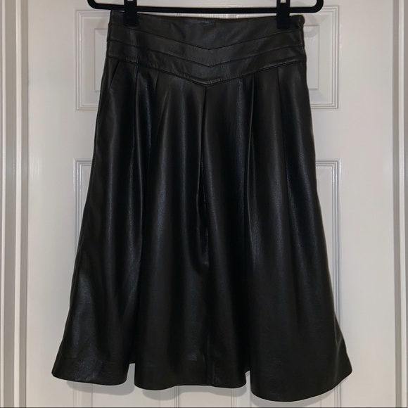 Joie Ordell Vegan Leather Midi Skirt—NWOT - Picture 6 of 14